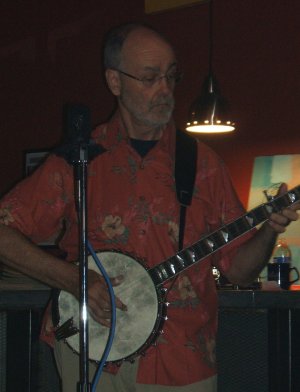 Jim on the banjo