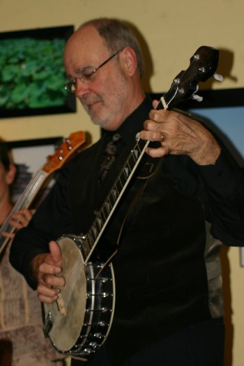 Jim on the banjo